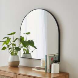 Essentials Arched Overmantel Wall Mirror - thumbnail 1