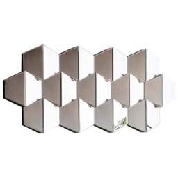 Colette Hexagon Wall Mirror - thumbnail 3