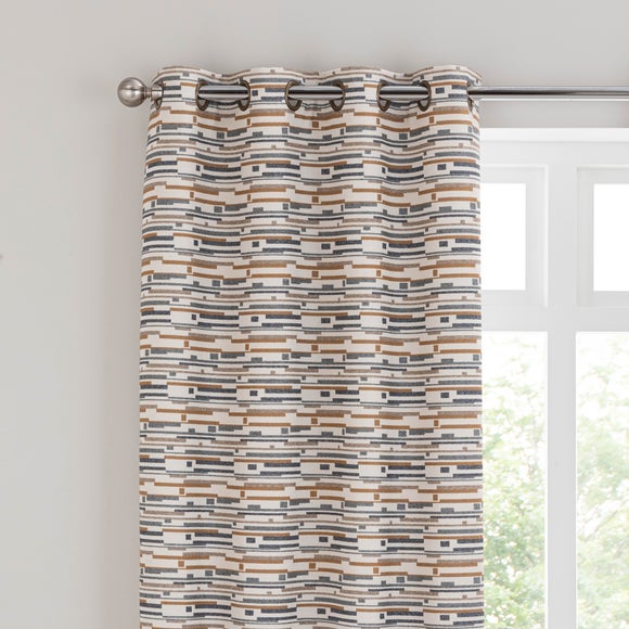 Matrix Boucle Eyelet Curtains - image 1