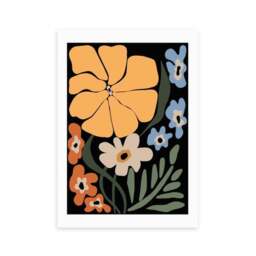 East End Prints Blooming Big Floral Night Print by Miho Art Studio - thumbnail 2