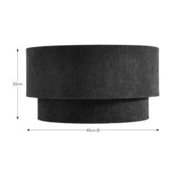 Peyton Cord Two Tier Lamp Shade - thumbnail 4