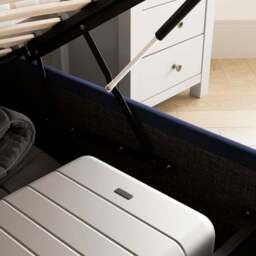 Emberly Velvet Ottoman Bed Frame - thumbnail 5