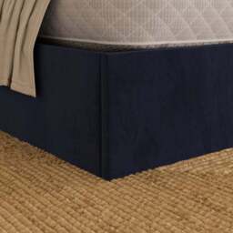 Emberly Velvet Ottoman Bed Frame - thumbnail 4