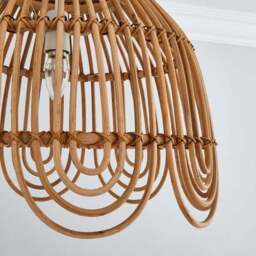 Miah Rattan Easy Fit Pendant Shade - thumbnail 3