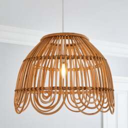 Miah Rattan Easy Fit Pendant Shade - thumbnail 1