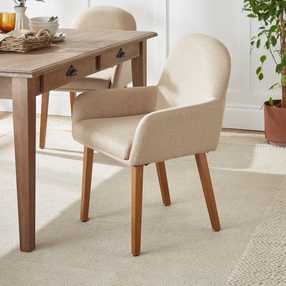 Agnes Carver Dining Chair, Fabric - image 1