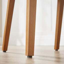 Agnes Carver Dining Chair, Fabric - thumbnail 3