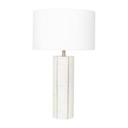 Venetia Tall White & Gold Table Lamp - thumbnail 2