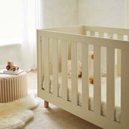 CuddleCo Harper Cot Bed, Cream - thumbnail 2