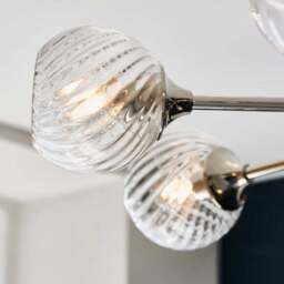 Vogue Asher Art Deco 8 Light Adjustable Ceiling Light - thumbnail 3