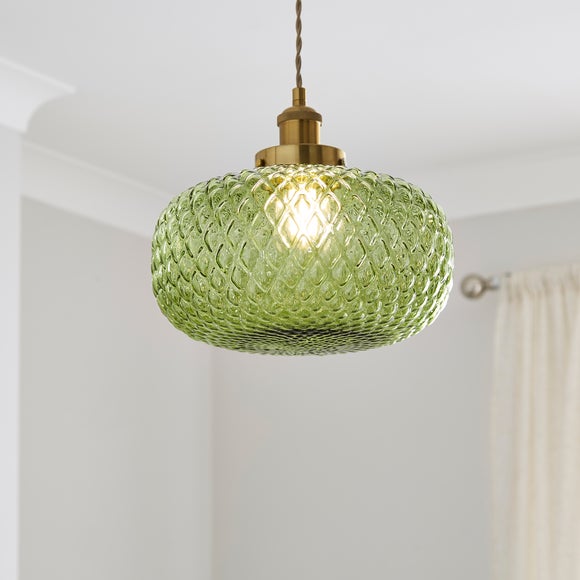 Silas Embossed Easy Fit Pendant Shade - image 1