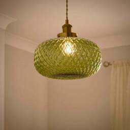 Silas Embossed Easy Fit Pendant Shade - thumbnail 2