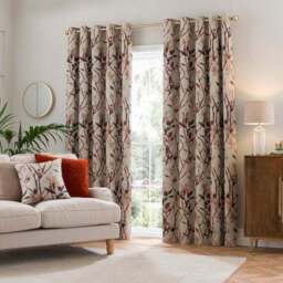 Zen Jacquard Eyelet Curtains - thumbnail 2