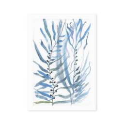 East End Prints Blue Seaweed Print - thumbnail 2
