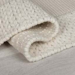 Rue Plait Border Wool Rug - thumbnail 5