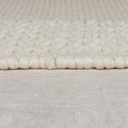Rue Plait Border Wool Rug - thumbnail 4