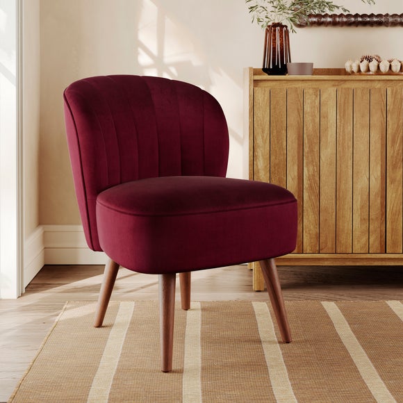 Colette Velvet Accent Chair - image 1
