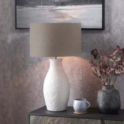 Pacific Lifestyle Eirene Textured Edward Table Lamp - thumbnail 1