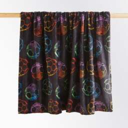Bright Football Fleece Blanket - thumbnail 1