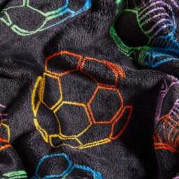 Bright Football Fleece Blanket - thumbnail 2