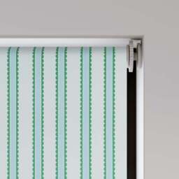 Scallop Stripe Blackout Made to Measure Roller Blind - thumbnail 5