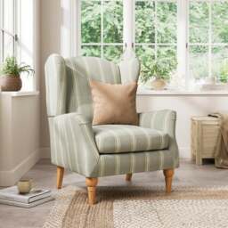 Charnwood Folkstone Stripe Occasional Armchair - thumbnail 1