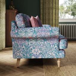 Jolene William Morris Woodland Weeds Print Velvet 3 Seater Sofa - thumbnail 2