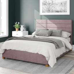Kelly Plush Velvet Ottoman Bed Frame - thumbnail 1