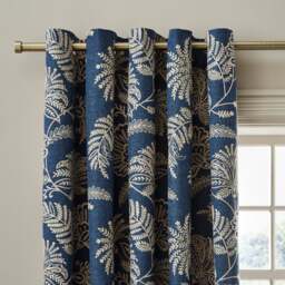 Dakota Embroidered Eyelet Curtains - thumbnail 1