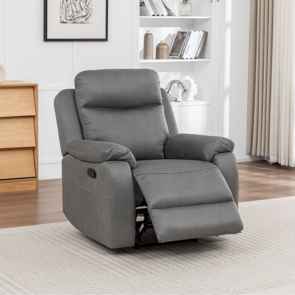 Aviemore Faux Leather Manual Reclining Chair - image 1