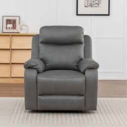 Aviemore Faux Leather Manual Reclining Chair - thumbnail 2