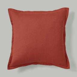 Contrast Oxford Edge Cotton & Linen Square Cushion Cover - thumbnail 2