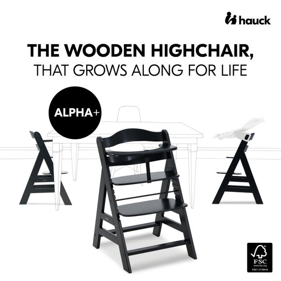 hauck Alpha Wooden Highchair - image 1