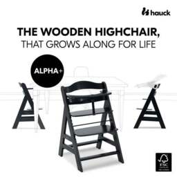 hauck Alpha Wooden Highchair - thumbnail 2