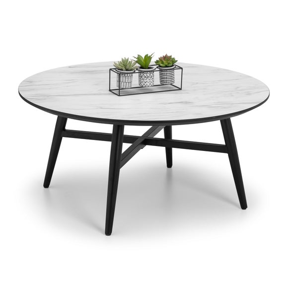 Firenze Coffee Table, Marble Effect - image 1