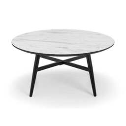 Firenze Coffee Table, Marble Effect - thumbnail 4
