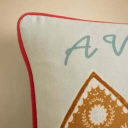 Set of 3 Traditional Christmas Square Cushion Covers - thumbnail 2
