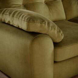 Milton Matte Velvet 3 Seater Sofa - thumbnail 4