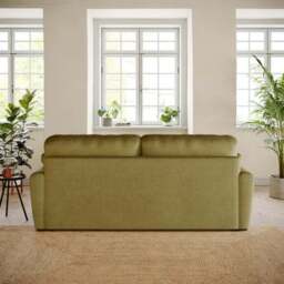 Milton Matte Velvet 3 Seater Sofa - thumbnail 2