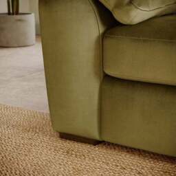 Milton Matte Velvet 3 Seater Sofa - thumbnail 5