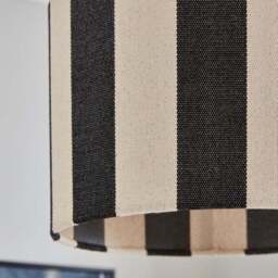 Beatrice Stripe Drum Lamp Shade - thumbnail 3