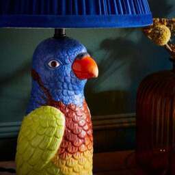 Parrot Ceramic Table Lamp - thumbnail 2