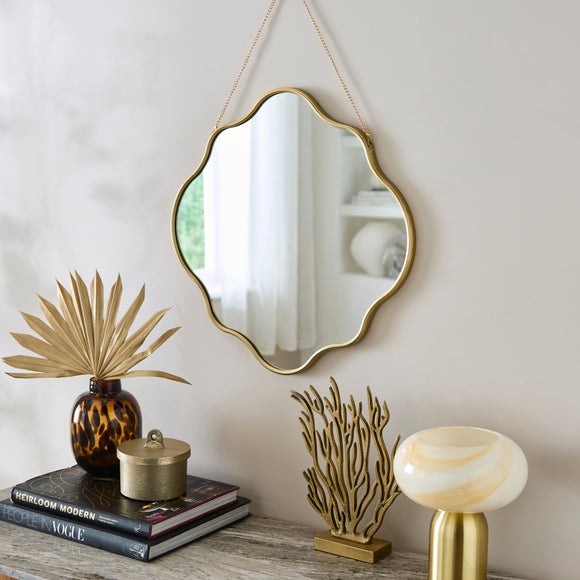 Frances Hanging Chain Pond Wall Mirror - image 1