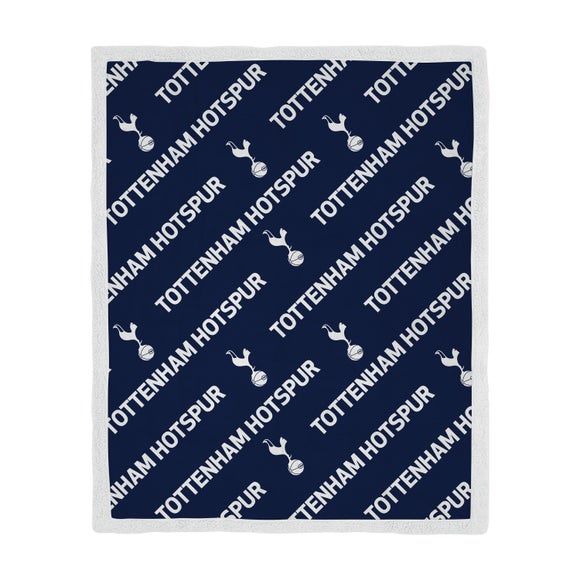 Tottenham Goal Sherpa Fleece Blanket 100cm x 150cm