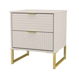 Harborne 2 Drawer Bedside Table - thumbnail 4