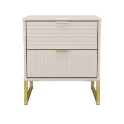 Harborne 2 Drawer Bedside Table - thumbnail 2
