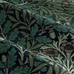 Morris & Co. Acorn Multi Jacquard Pencil Pleat Curtains - thumbnail 2