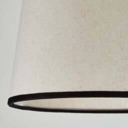 Liza Linen Trim Tapered Lamp Shade - thumbnail 3