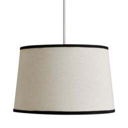 Liza Linen Trim Tapered Lamp Shade - thumbnail 4