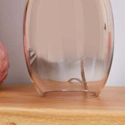 Seychelles Mini Blush Pink Table Lamp - thumbnail 4